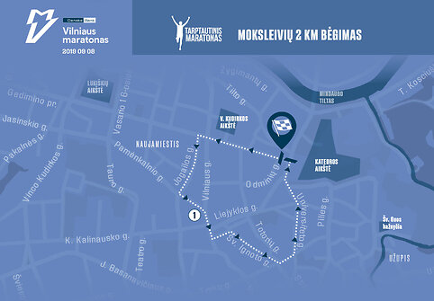 Pristatytas &bdquo;Danske Bank Vilniaus maratono&ldquo; žemėlapis