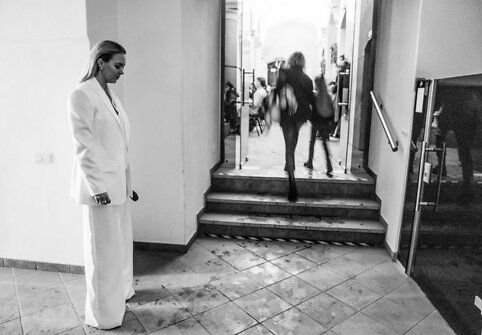 Monikos Linkytės koncerto &Scaron;v. Kotrynos bažnyčioje akimirka