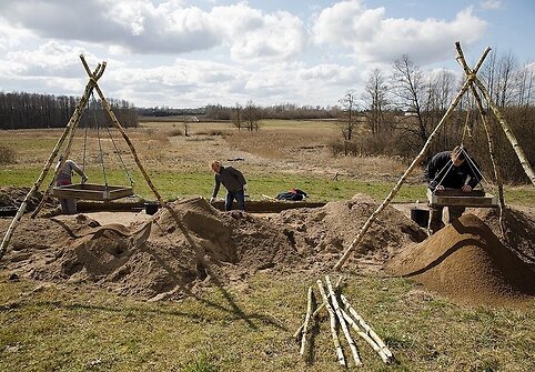 VU archeologinė ekspedicija &Scaron;ventininkų kaime