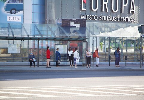 Europos aik&scaron;tės stotelės rekonstrukcija