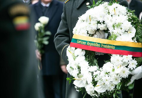 A.Ramanausko-Vanago metinių akimirka