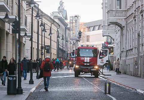 Patalpų virš „La Birra“ užeigos gaisras Vilniuje