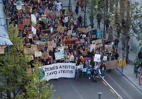 &bdquo;Fridays For Future&ldquo; eitynės Vilniuje