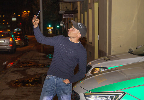 Akimirka i&scaron; vykusio policijos reido