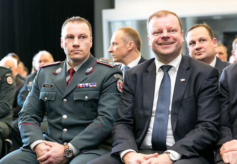 Saulius Skvernelis ir Linas Pernavas