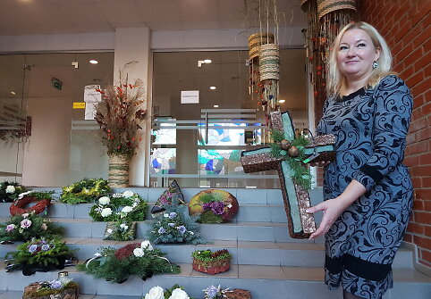 Floristikos mokytoja Nijolė Žiubkienė 