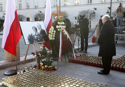 Lecho Kaczynskio brolis dvynys Jaroslavas Kaczynski