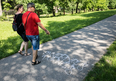  S.Skverneliui skirtas įžeidžiantis užra&scaron;as