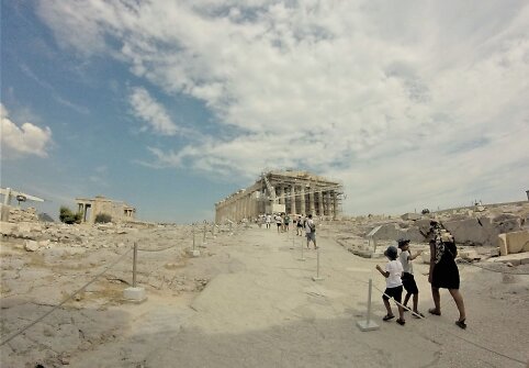 Akropolis su Partenonu priešakyje