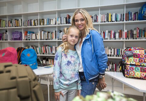 Ingrida Martinkėnaitė su dukra Marija