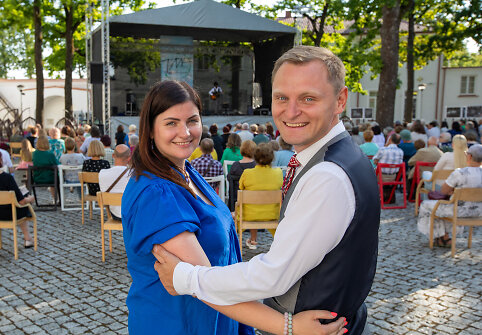 Festivalio organizatoriai Sigita ir Liudas Mikalauskai