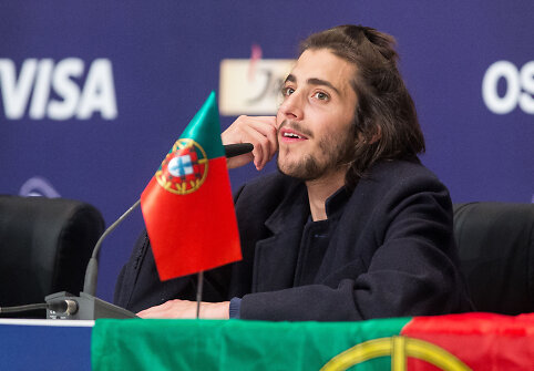 &bdquo;Eurovizijos&ldquo; nugalėtojo Salvadoro Sobralo  spaudos konferencija 
