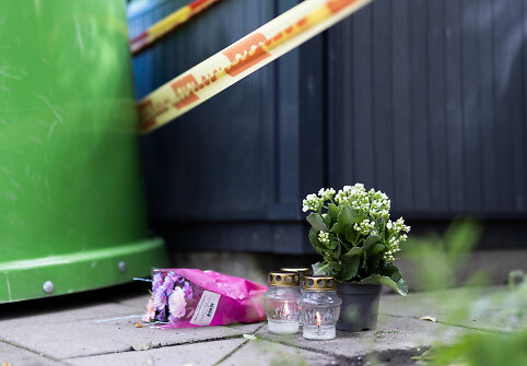 Vieta Žvėryne, kur buvo rasti nužudyto paauglio palaikai