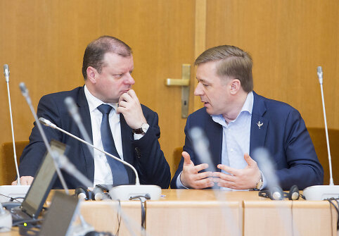 Saulius Skvernelis ir Ramūnas Karbauskis