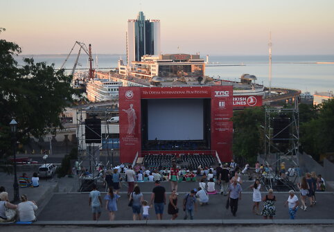 Odesos kino festivalis ant žymiųjų Potiomkino laiptų