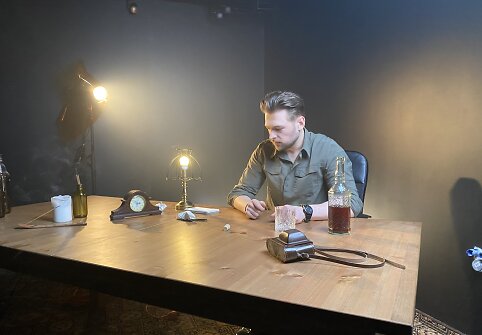 Jurijaus Veklenko klipo &bdquo;Apie Ją&ldquo; filmavimas