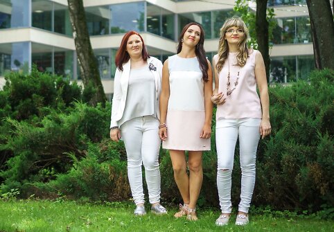 Ramutė Selevienė, Rasa Mitrulevičienė ir Zita Valavičienė po pokyčių