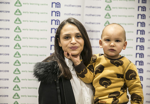 Ieva Mackevičienė su sūnumi