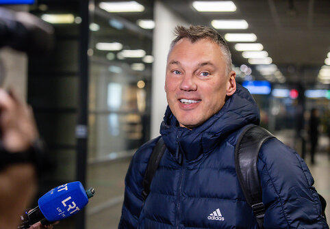 &Scaron;arūnas Jasikevičius prie&scaron; Eurolygos rungtynes Panevėžyje