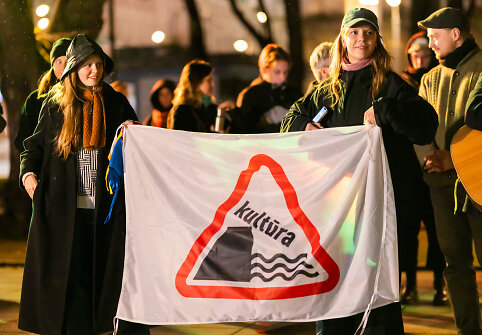 Kultūros bendruomenės dainuojantis protestas