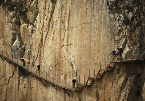 El Caminito del Rey takas
