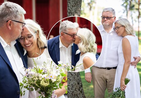 Vaido Čeponio ir jo mylimosios Linos vestuvės