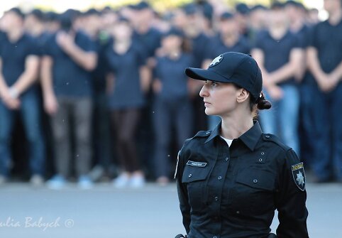 Ukrainos vidaus reikalų ministerija pristatė naujus policijos patrulius