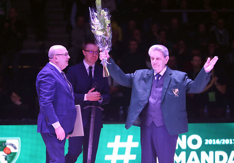 Vladui Garastui &bdquo;Žalgirio&ldquo; arenoje plojo 12 tūkstančių krep&scaron;inio mylėtojų