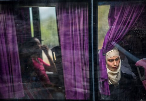Migrantai Lesbo saloje
