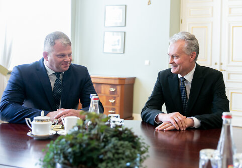 Andrius Palionis ir Gitanas Nausėda
