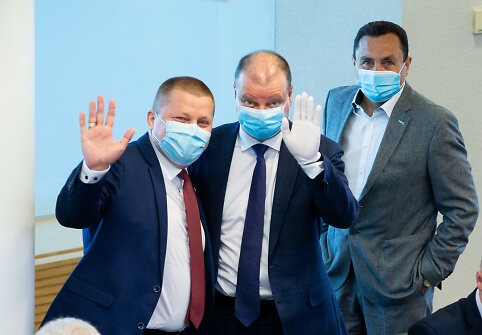 Dainius Gaižauskas, Saulius Skvernelis, Petras Gražulis