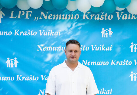 Renginio &bdquo;Nemuno kra&scaron;to vaikai Vilkijoje&ldquo; akimirka