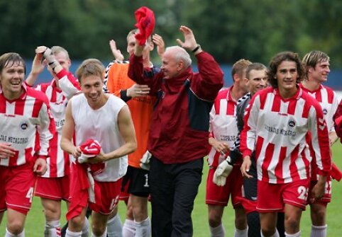 Benjaminas Zelkevičius su Liepojos klubu yra tapęs Latvijos čempionu