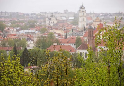 Lietaus gaivinamas Vilnius ir jo gamta