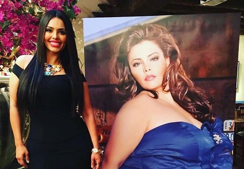 110 kg antsvorio atsikračiusi Rosie Mercado pozuoja prie senos savo nuotraukos