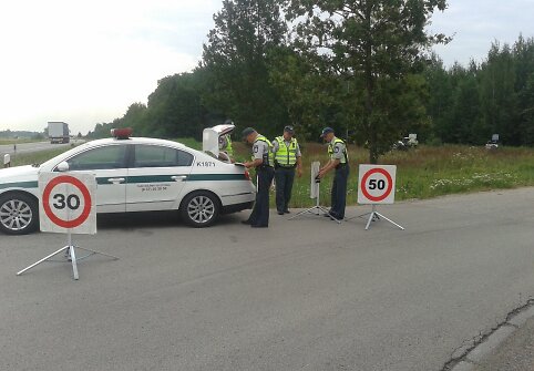 Policijos reidas Kauno apskrityje