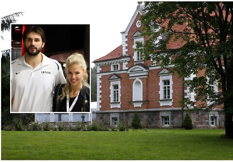 Linas Kleiza ir Agneta Karalevičiūtė vestuvių puotą iškėlė Šešuolėlių dvare