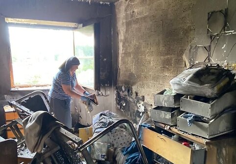 Ugnis, kuri buvo gana greit užgesinta, Panevėžio moterų vienuolyne pridarė nemenkų nuostolių.