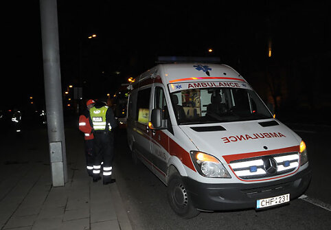 Greitoji pagalba ir policija įvykio vietoje