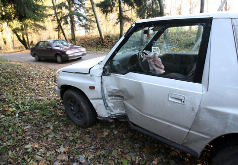 Sudaužytas automobilis