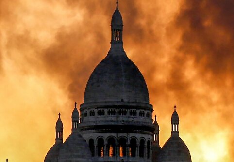 Gaisras Paryžiuje / IDHIR BAHA / AFP