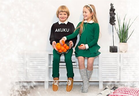 &bdquo;AKUKU Uniform&ldquo; &scaron;ventiniai deriniai vaikams