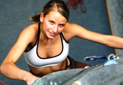 Laipiotoja olomis Lucie Hrozova