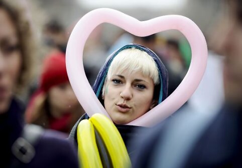 Studentų protestas Romoje