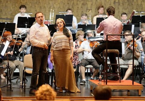 Angela Gheorghiu repeticijoje