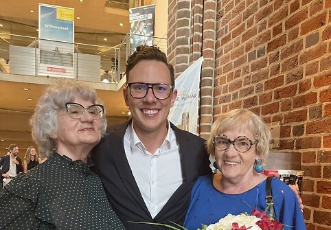 Martynas su mama ir teta
