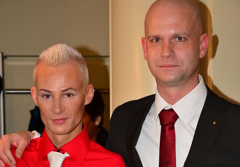 Mindaugas Gocht su vyru Wolfgangu