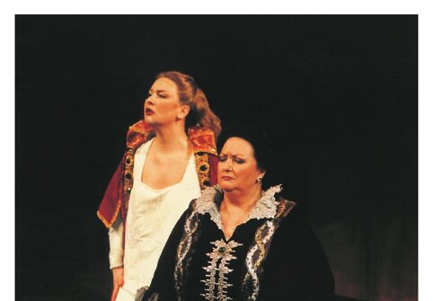 Nomeda Kazlaus su Monserrat Caballe