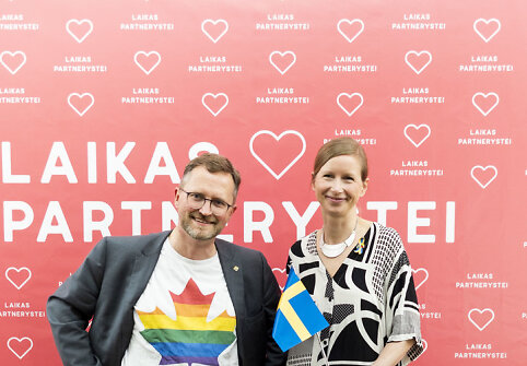Priėmimas skirtas artėjančiai Tarptautinei dienai prie&scaron; homofobiją, bifobiją, transfobiją ir interseksizmą proga