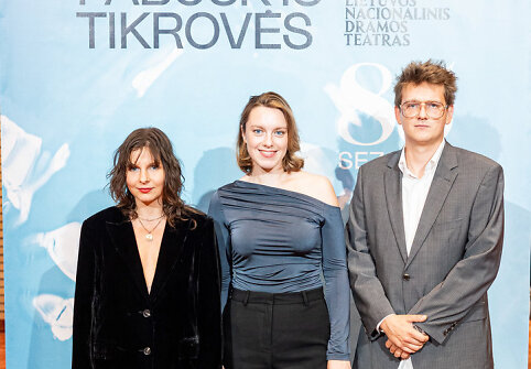 Kamilė Gudmonaitė, Eglė &Scaron;vedkauskaitė, Antanas Obcarskas